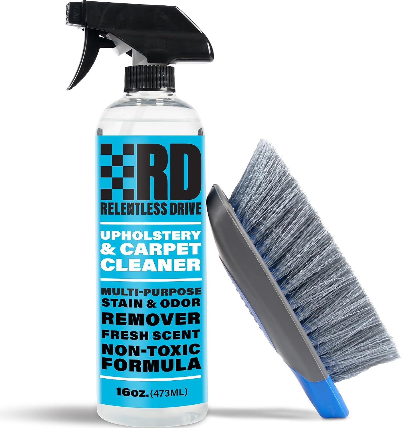 Car Carpet & Upholstery Cleaner Kit – Seat Cleaner | Car Seat Shampoo, Upholstery Stain Remover, Carpet Cleaning Kit with Brush