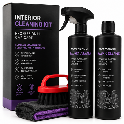 Professional Car Upholstery & Carpet Cleaner Kit – 1L