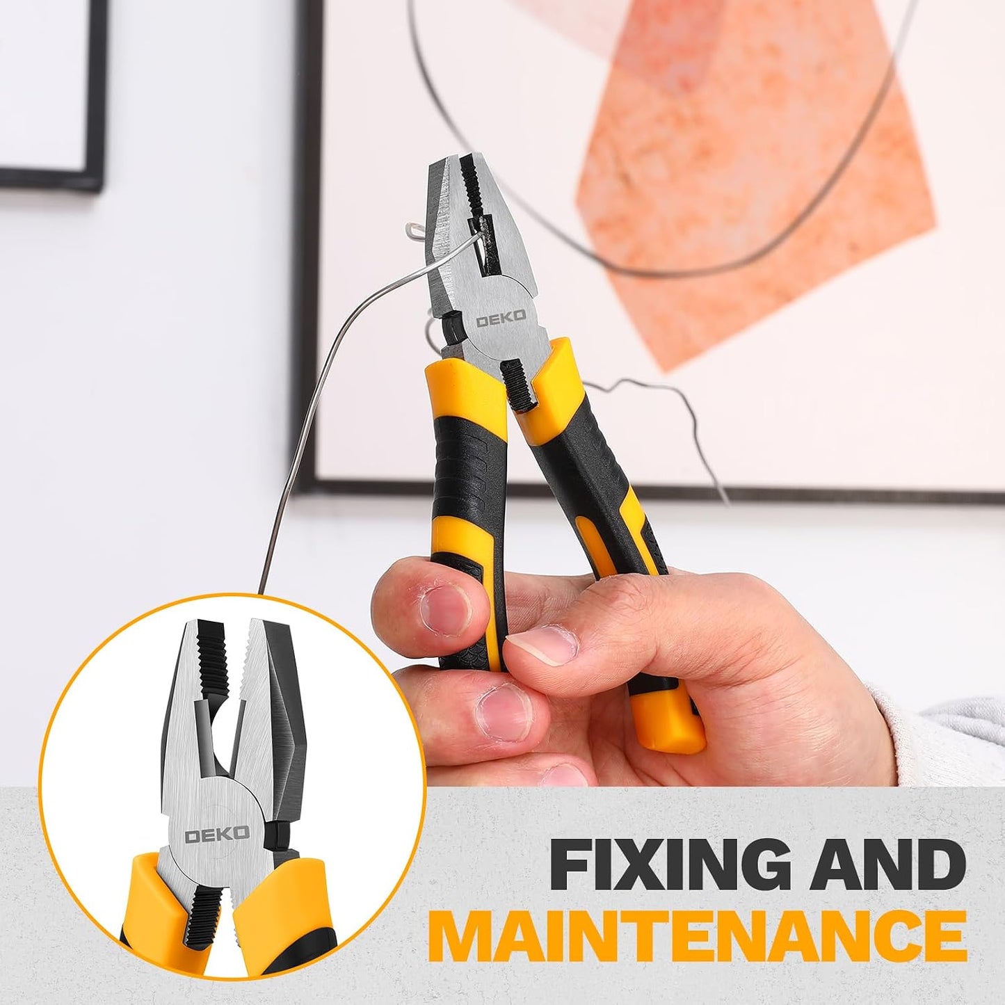 94 Piece Tool Set Household DIY Tool Kit for Men with Storage Toolbox, Small Basic Hand Tool Box Set for Home Repair, DIY, Apartment, Office, Orange