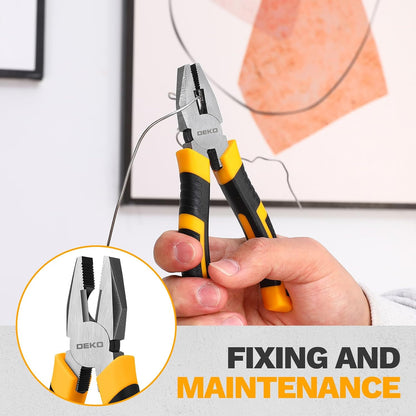 94 Piece Tool Set Household DIY Tool Kit for Men with Storage Toolbox, Small Basic Hand Tool Box Set for Home Repair, DIY, Apartment, Office, Orange